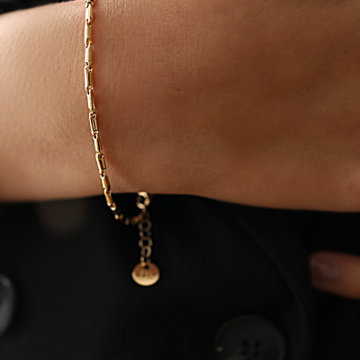 Złota bransoletka 14K DALL’ACQUA Plecionka B5-1629