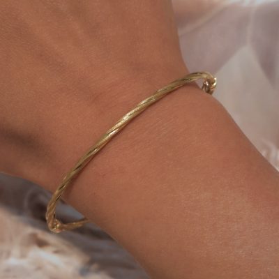 Złota bransoletka 9K Bangle B3-427