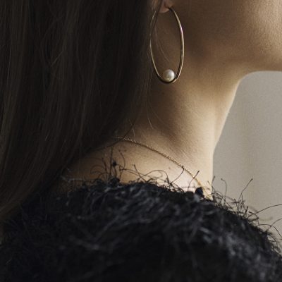 Złote kolczyki 14K DALL’ACQUA Perła K5-1396