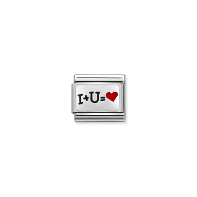 I+U=Love ze srebra pr. 925 Composable 330208/51