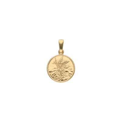 Złoty medalik 14K Święty Michał D5-137