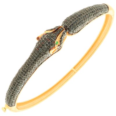 Złota bransoletka 14K Bangle Pantera B5-1653