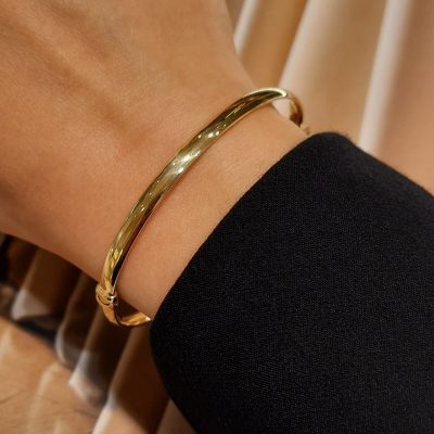 Złota bransoletka 14K Bangle B5-1660