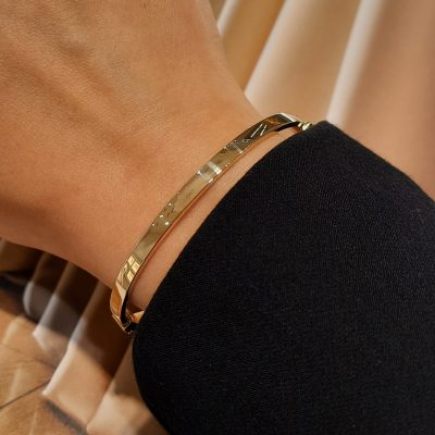 Złota bransoletka 14K Bangle B5-1661