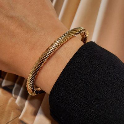 Złota bransoletka 14K Bangle B5-1688