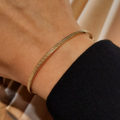 Złota bransoletka 14K Bangle B5-1698