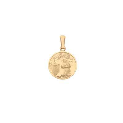 Złoty medalik 14K Święta Rita D5-149