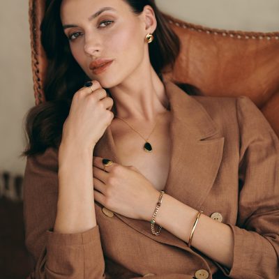 Złote kolczyki 14K DALL’ACQUA Węzełek K5-1536