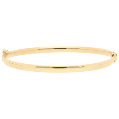 Złota bransoletka 9K Bangle soczewka B3-436