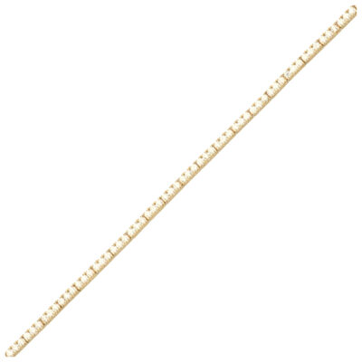 Złota bransoletka 14K Tenisowa biała B5-1797