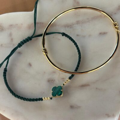 Złota bransoletka 14K Sztywna bangle B5-1899