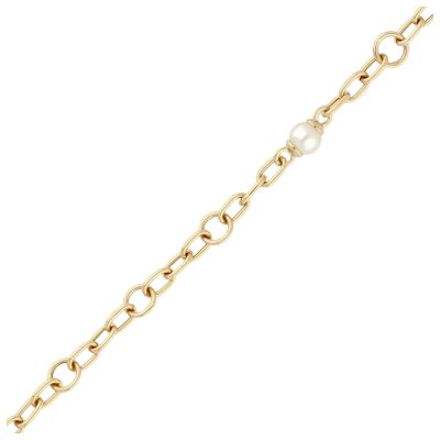 Złota bransoletka 14K DALL’ACQUA Perła B5-1926
