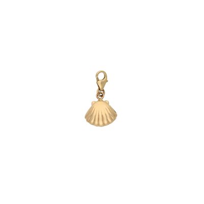 Złota zawieszka na karabińczyku 14K Muszelka Z5-835