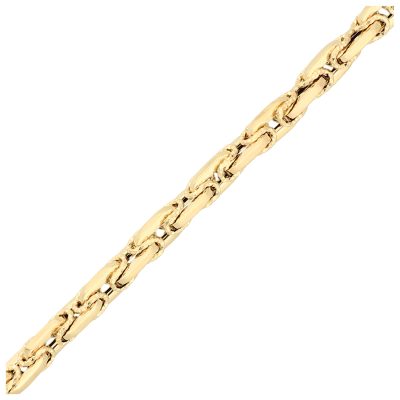 Złota bransoletka 14K Splot królewski B5-1940