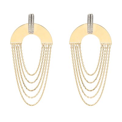 Złote kolczyki 14K K5-1710