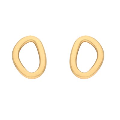 Złote kolczyki 14K DALL’ACQUA Płatki K5-1722