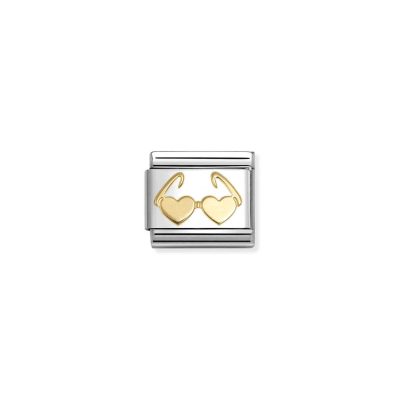 Okulary serca ze złota 18K COMPOSABLE 030149/67