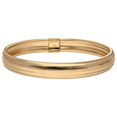 Złota bransoletka 14K Bangle Elastyczna B5-1957