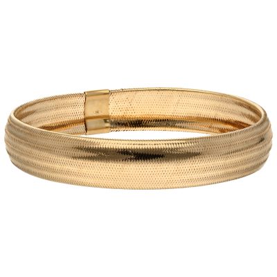 Złota bransoletka 14K Bangle Elastyczna B5-1958