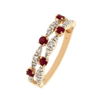 Pierścionek z diamentami R5-983