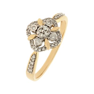 Pierścionek z diamentami R5-985