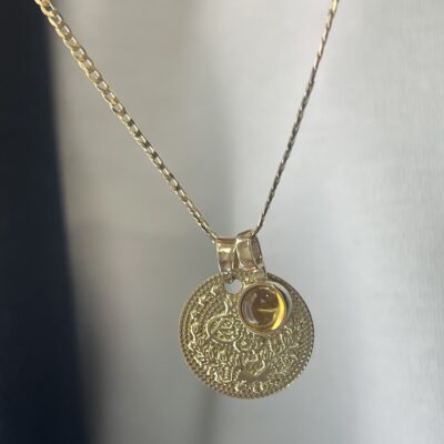 Złota zawieszka 14K Marie D’or Cytryn MDZ-287