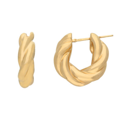 Złote kolczyki 14K Koła K5-1755