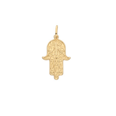 Złota zawieszka 14K Ręka Fatimy Z5-864