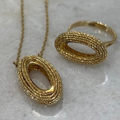 Złoty pierścionek 14K DALL’ACQUA R5-1009