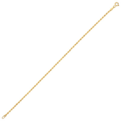 Złota bransoletka 9K Skrętka B4-007