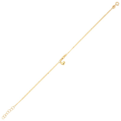 Złota bransoletka 14K Serce B5-1778