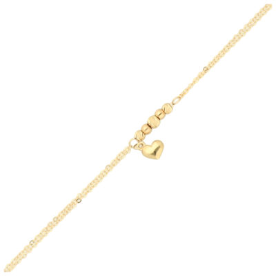 Złota bransoletka 14K Serce B5-1778