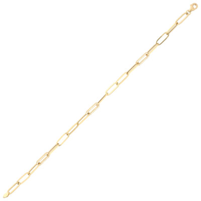 Złota bransoletka 14K Ankier B5-1979