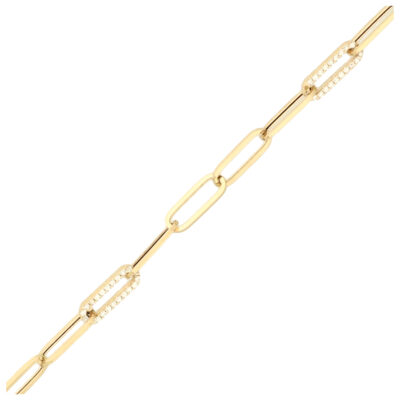 Złota bransoletka 14K Ankier B5-1979