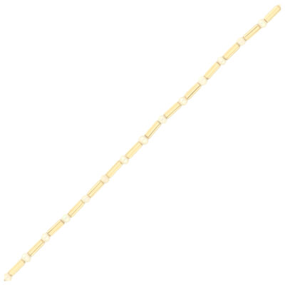 Złota bransoletka 14K Perła B5-1980