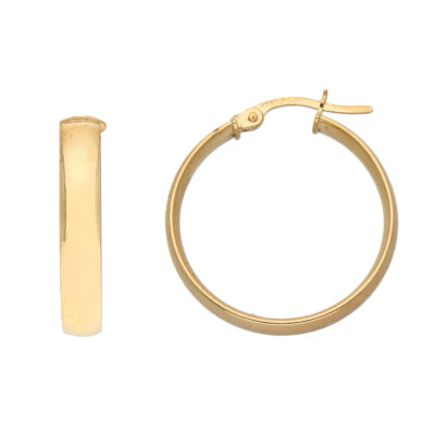 Złote kolczyki 9K Koła K4-055