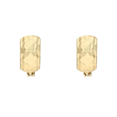 Złote kolczyki 9K Frezowane K4-057