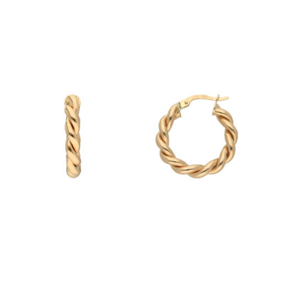 Złote kolczyki 14K Koła K5-1764