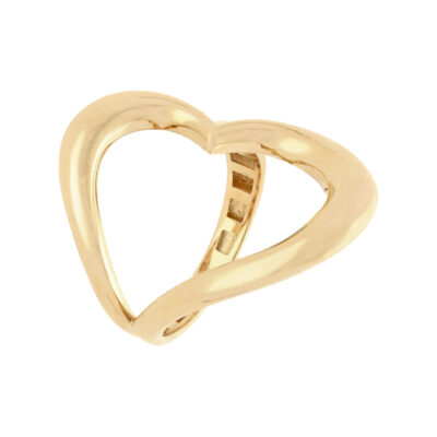 Złoty pierścionek 14K Serce R5-1017