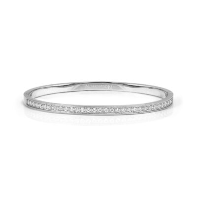 Bransoletka Nomination r. M PRETTY BANGLES SATINSHINE z cyrkoniami 029523/001