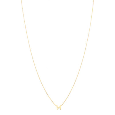 Złoty naszyjnik DALL’ACQUA 14K Literka M N5-1731