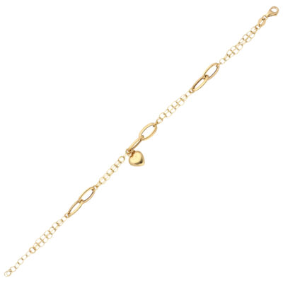 Złota bransoletka 14K Serce B5-1996