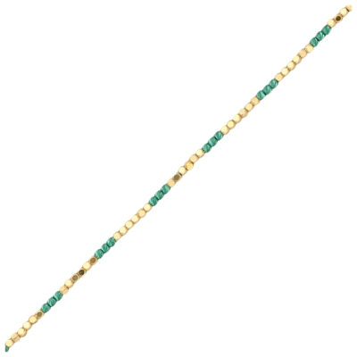 Złota bransoletka 14K kulki, oksyda B5-1998