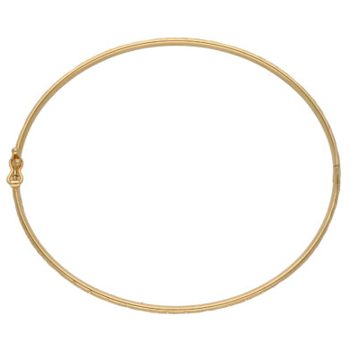 Złota bransoletka 14K Bangle frez B5-2004