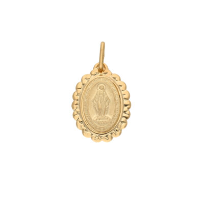 Złota zawieszka Dall’Acqua 14K Cudowny Medalik D5-166