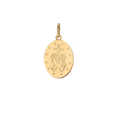 Złota zawieszka 14K Cudowny Medalik D5-167