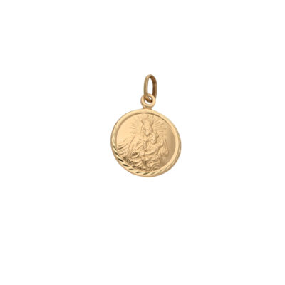 Złota zawieszka 14K Szkaplerz D5-168