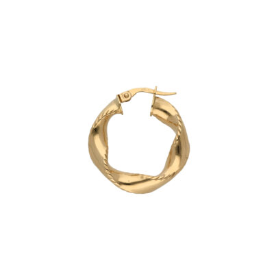Złote kolczyki 14K Koła K5-1797