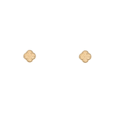 Złote kolczyki 14K Koniczyna K5-1807