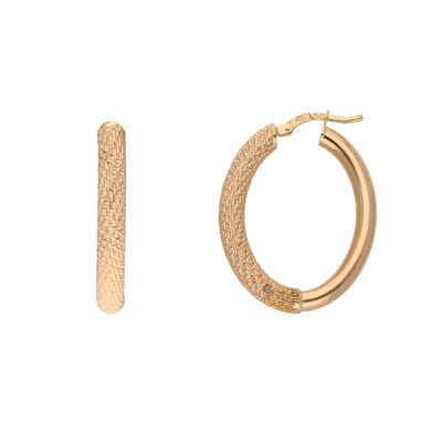 Złote kolczyki 14K Owale K5-1818